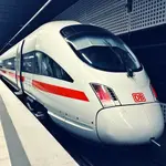 High speed train in station