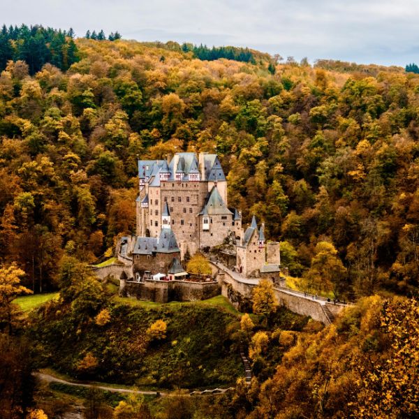 Eltz Castle in the autumn