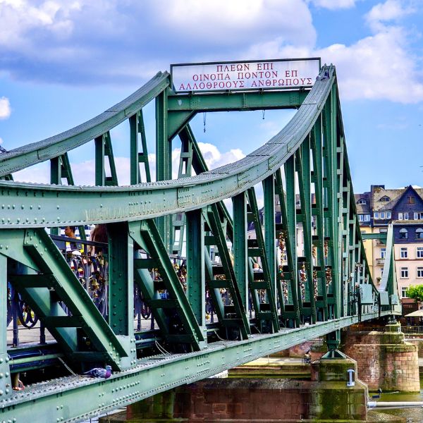 Frankfurt Iron Bridge with Love Locks
