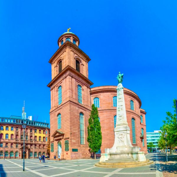 View of St. Paul's Church from town square