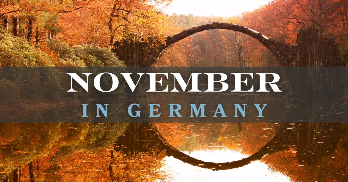 Bridge reflecting off river surrounded by red and orange autumnal trees. Bridge reflecting off river surrounded by red and orange autumnal trees.