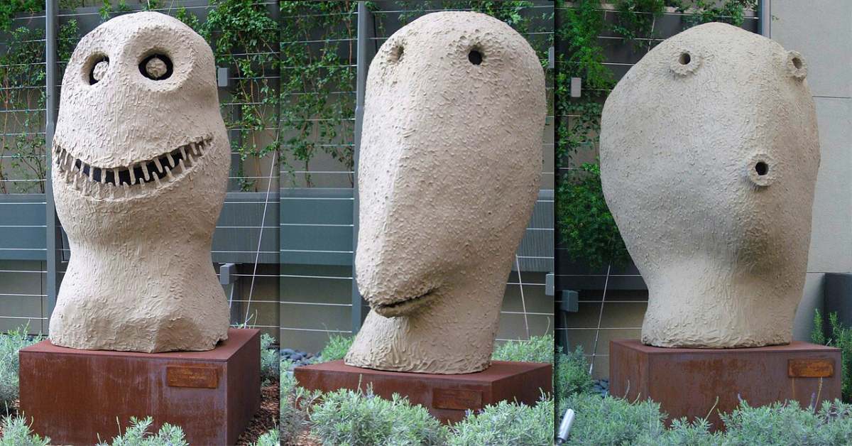 Sunrise East Sculptures by Ugo Rondinone at the Städel Museum of Frankfurt in Germany.