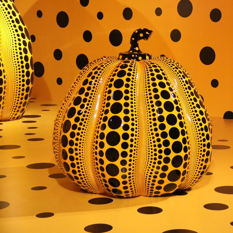 Yayoi Kusama Pumpkin Sculpture
