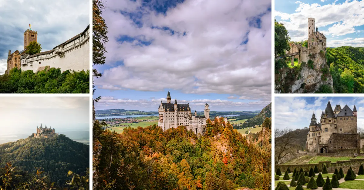 Collage of castles from Germany found in movies. Collage of castles from Germany found in movies.