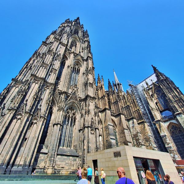 Cologne Cathedral Old Cathedral and blue sky