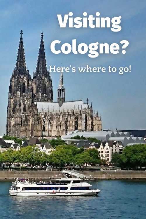Skyline of Cologne with Cologne Cathedral and St. Martin Church.