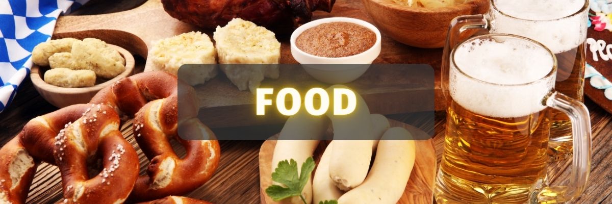 german pretzels sausages and beer german pretzels sausages and beer