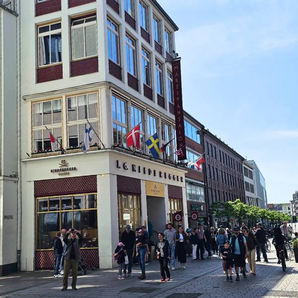 Niederegger cafe and museum in Lubeck