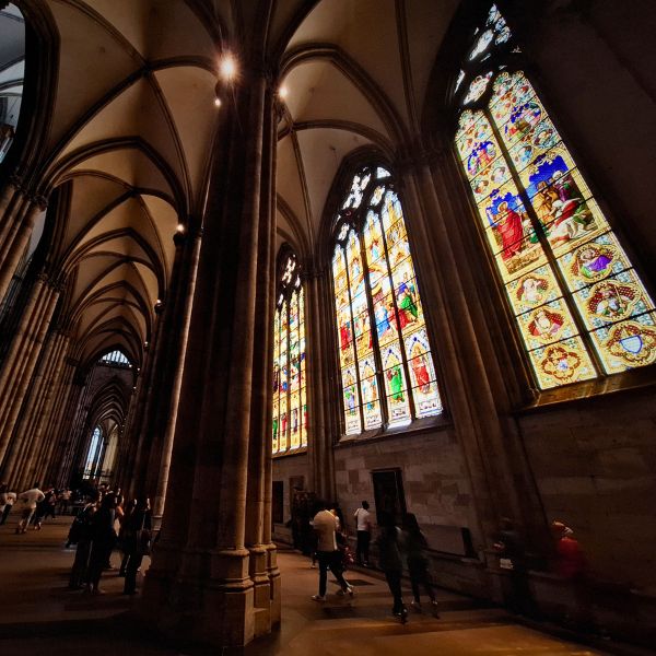 Stained-glass windows in Cologne Cathedral