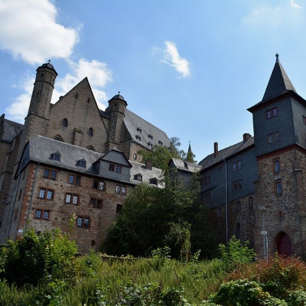 Marburg closeup view of the stunning architecture