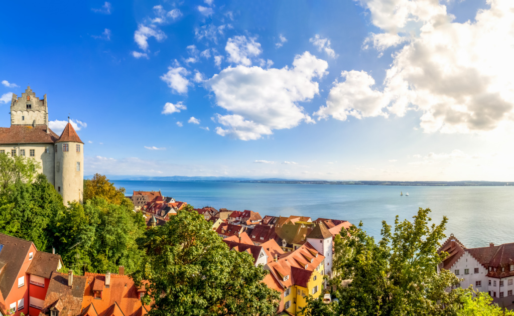 Meersburg on Lake Constance, Baden-Württemberg, Germany