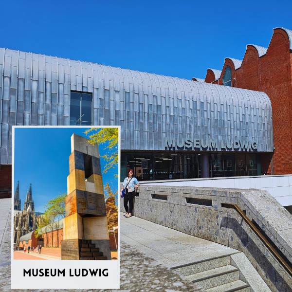 Me standing outside of the famous Museum Ludwig of Cologne, in Koln, Germany.