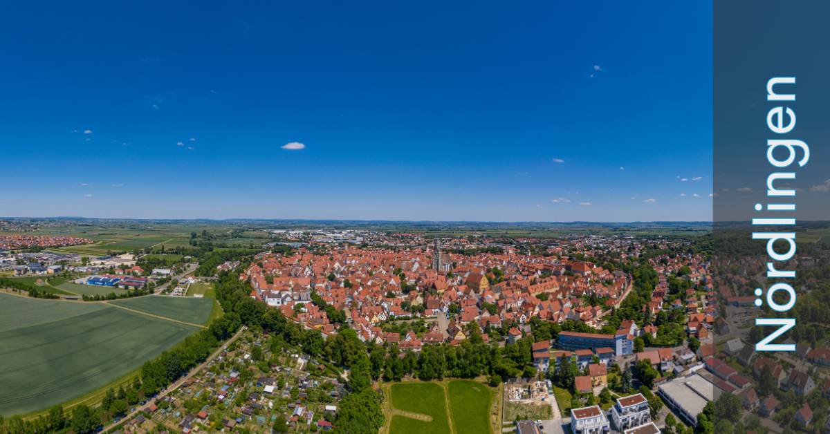 Nördlingen drone view!