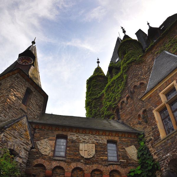 Reichsburg up close in personal to see the old architecture and design