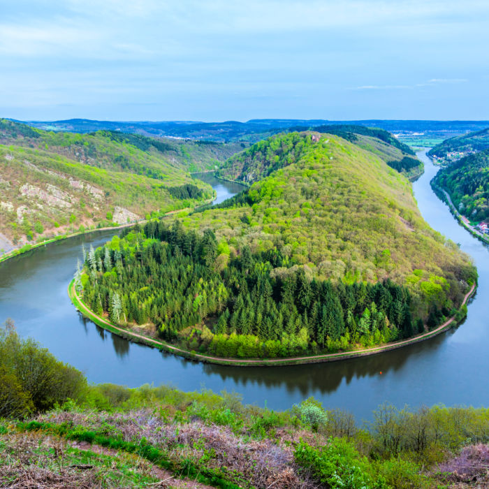 The Saar loop at Mettlach, the best view point!
