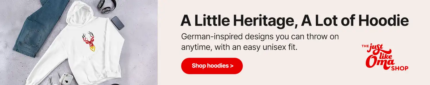 Just Like Oma Shop - Hoodie Ad