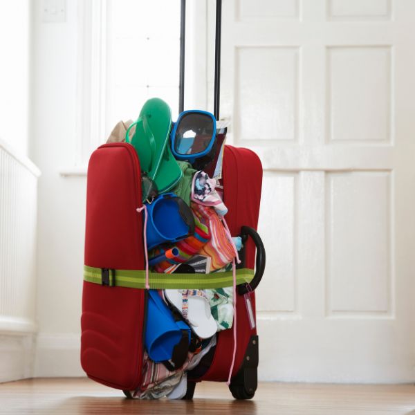 No one wants to have to do the whole 'sit on the suitcase to get it to close thing'! Stuffed suitcase: things to avoid in Germany