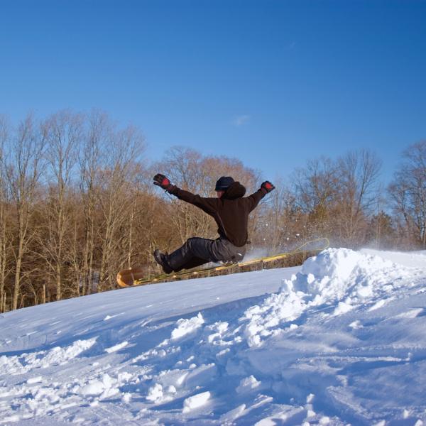 Tobogganing in Wallbergbahn mountains Tobogganing