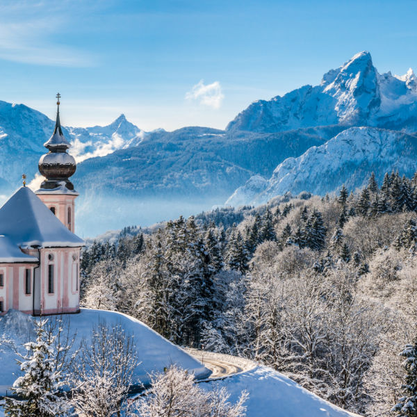 Bavarian Alps in Winter