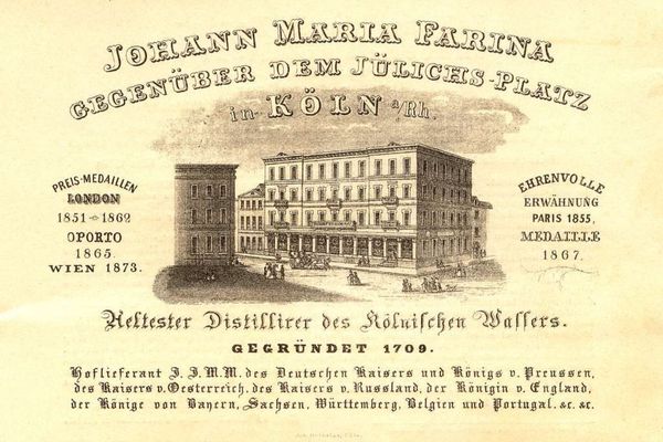 Farina's visiting card from 1888