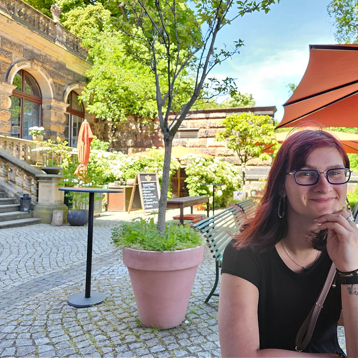 Lydia and I enjoyed a delicious lunch at the Alte Meister Café & Restaurant right at the Zwinger.