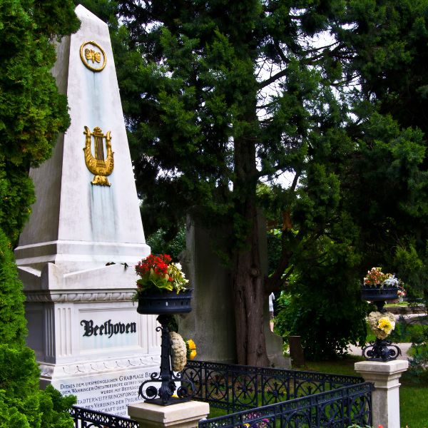 Beethoven's grave in Vienna