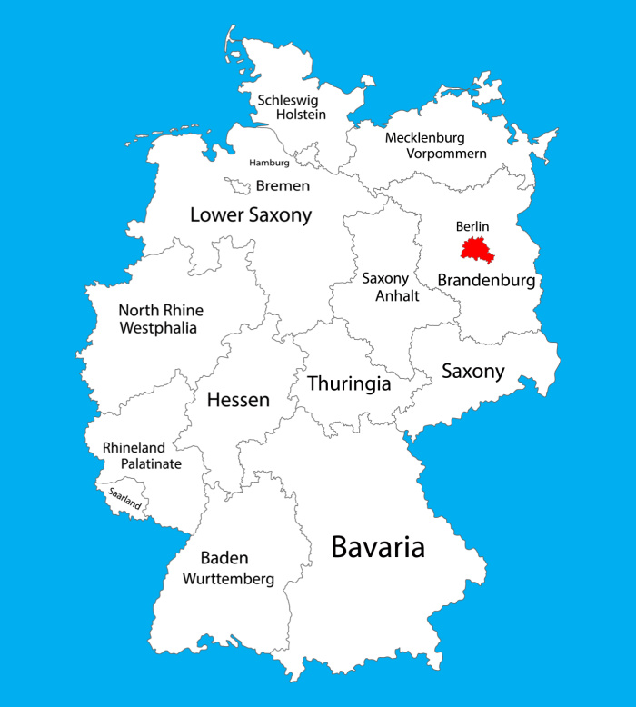 Berlin State Map