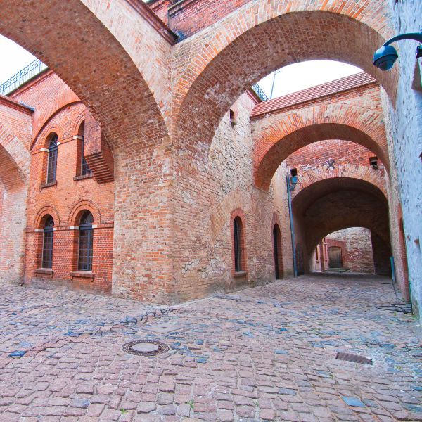 Spandau Citadel courtyard and walking paths