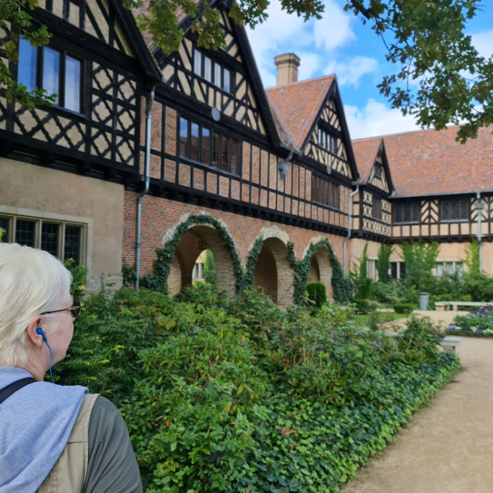 I learned a lot about German history while on our tour of the Cecilienhof in Potsdam, Brandenburg.