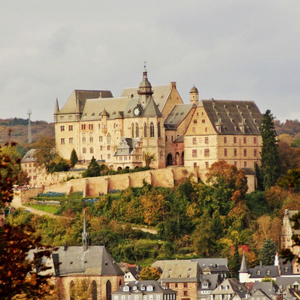 Marburg Castle hilltop view