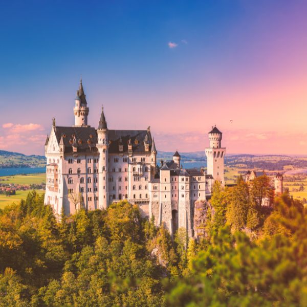 Neuschwanstein castle in Germany