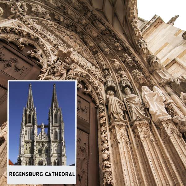 The Regensburg Cathedral is also known as St. Peter's Cathedral of Regensburg, Germany
